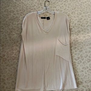 Press Tan  Relaxed Tunic Top